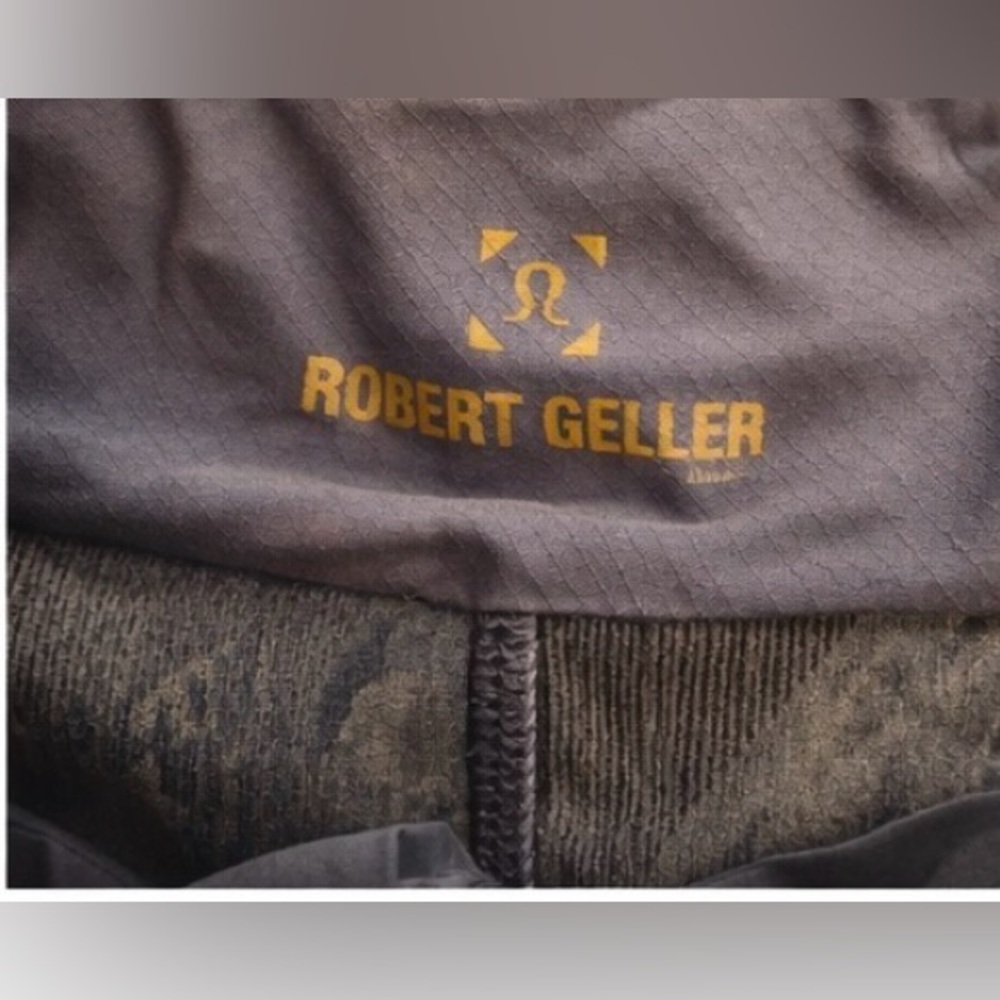 Lululemon Robert Geller Jogger Pants Mens M Gray Camo Techwear Commute - Picture 7 of 8